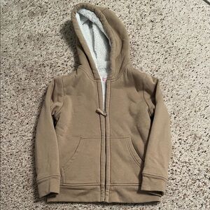Zip up fleece hoodie